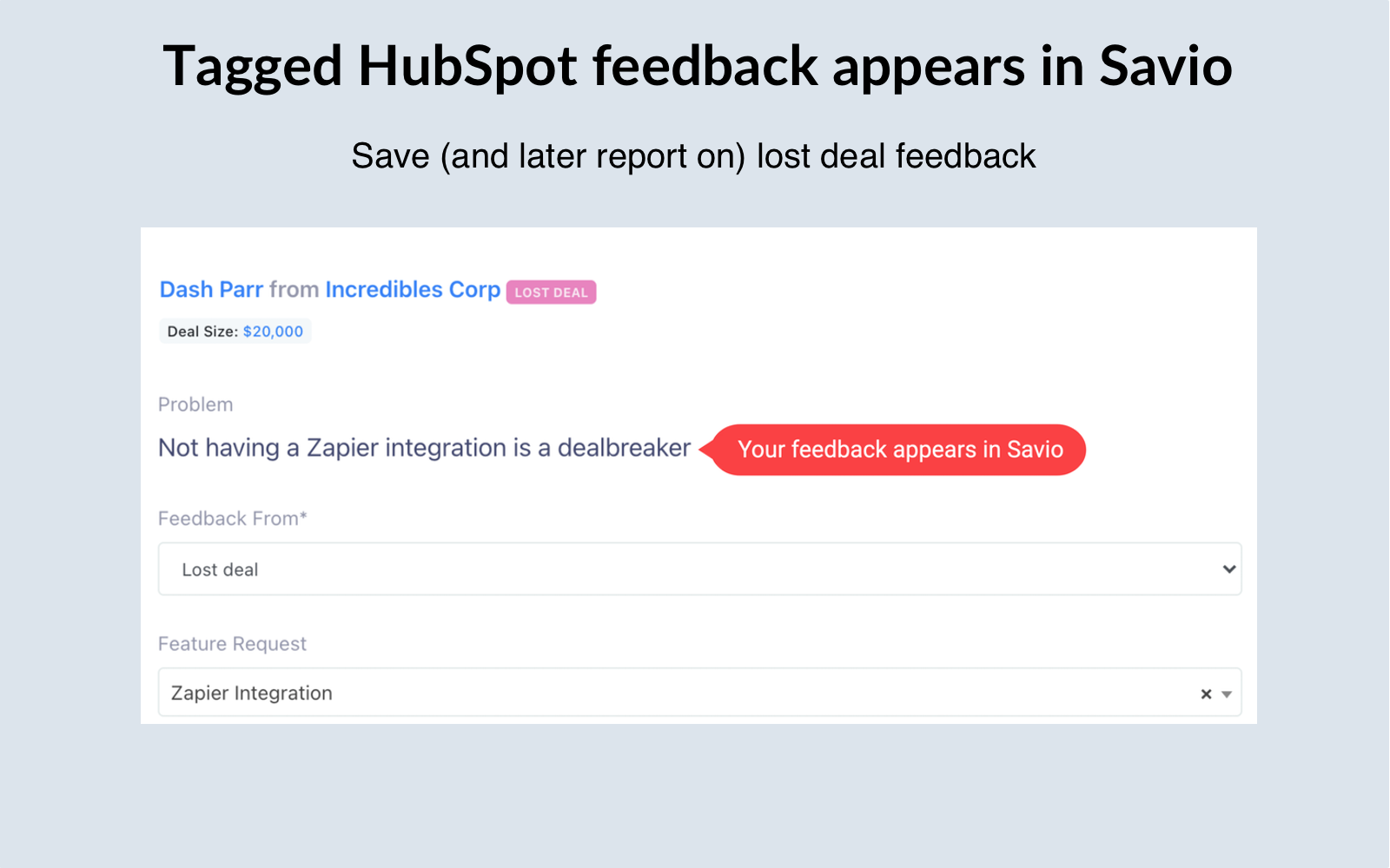 Track Feature requests in HubSpot